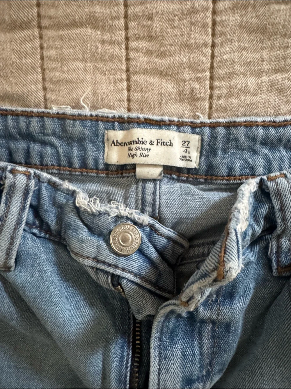 Women’s Abercrombie & Fitch The Super Skinny High Rise
